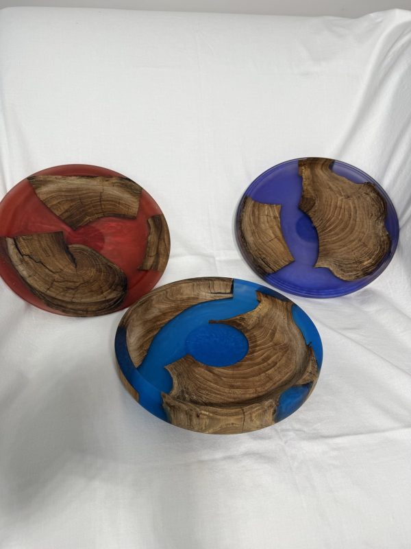 Resin and Wood Platter