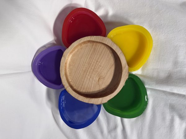 Flower candy dish