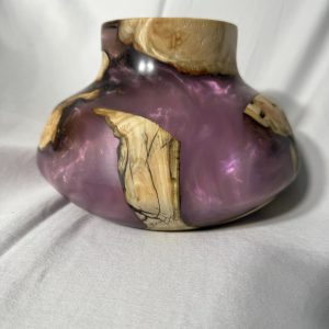 Purple vase