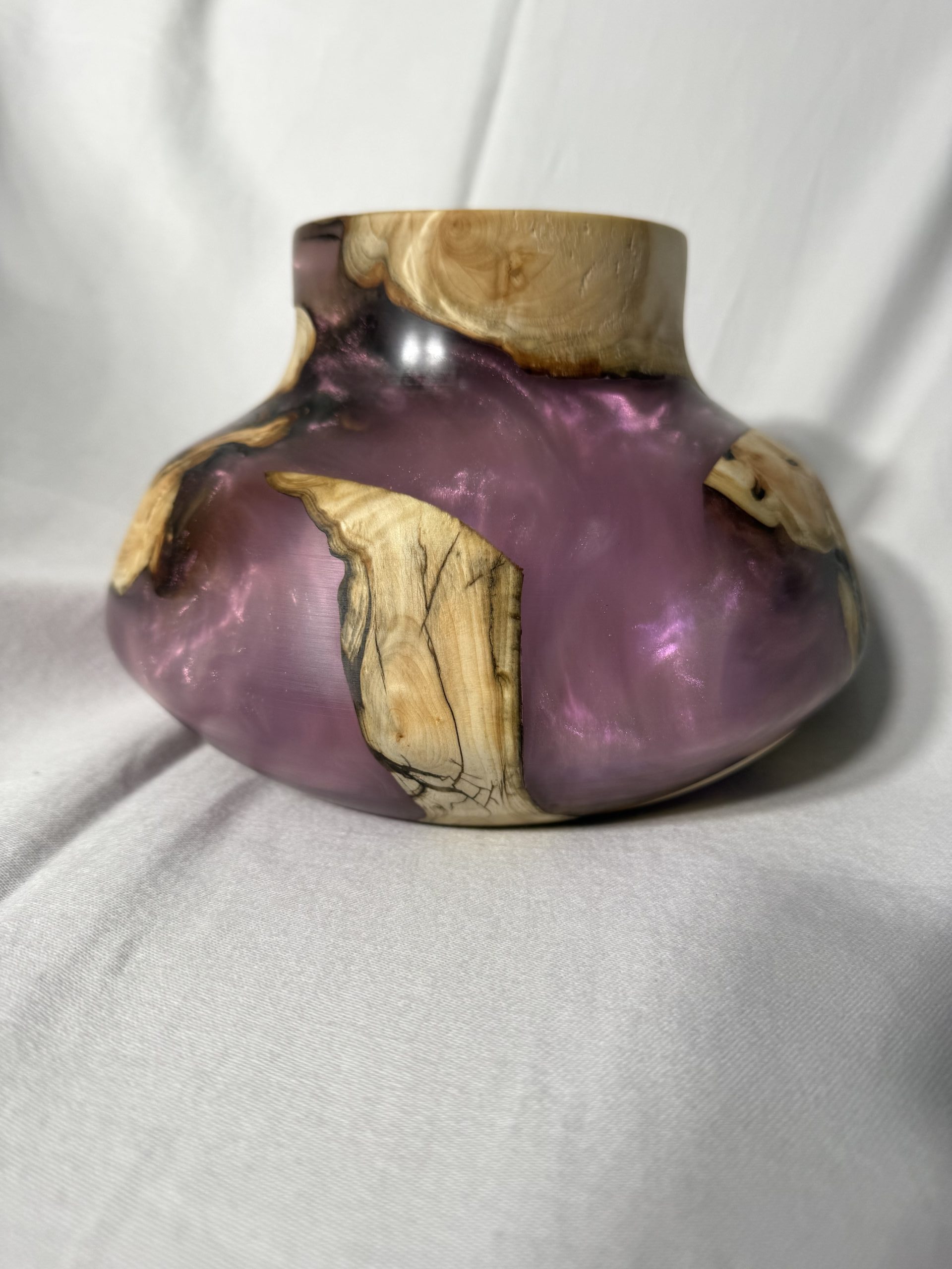 Purple vase